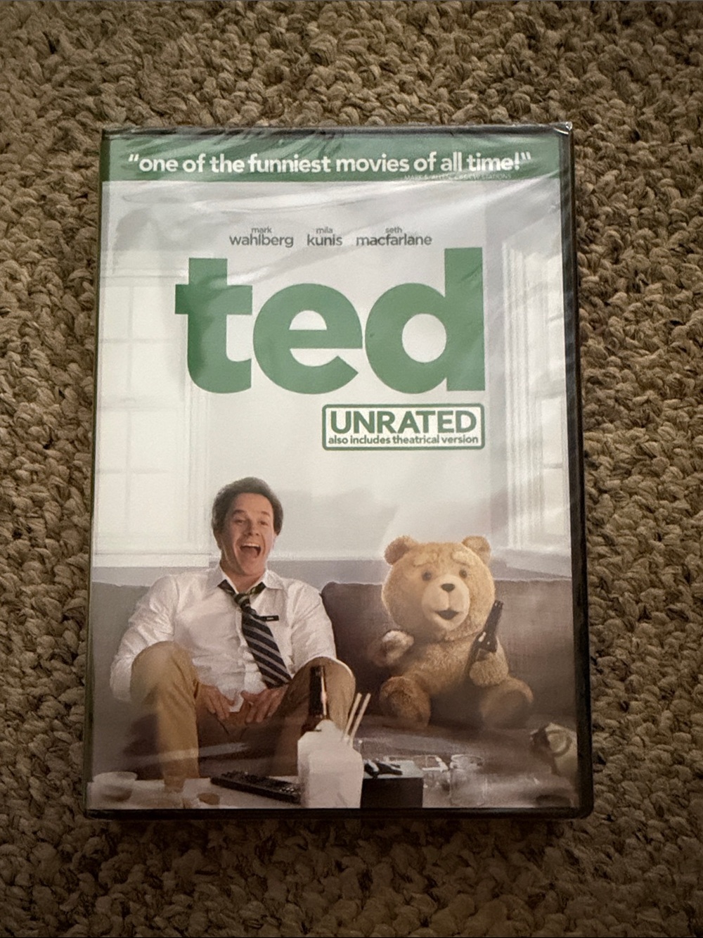 DVD Back Cover of Movie 'Ted'